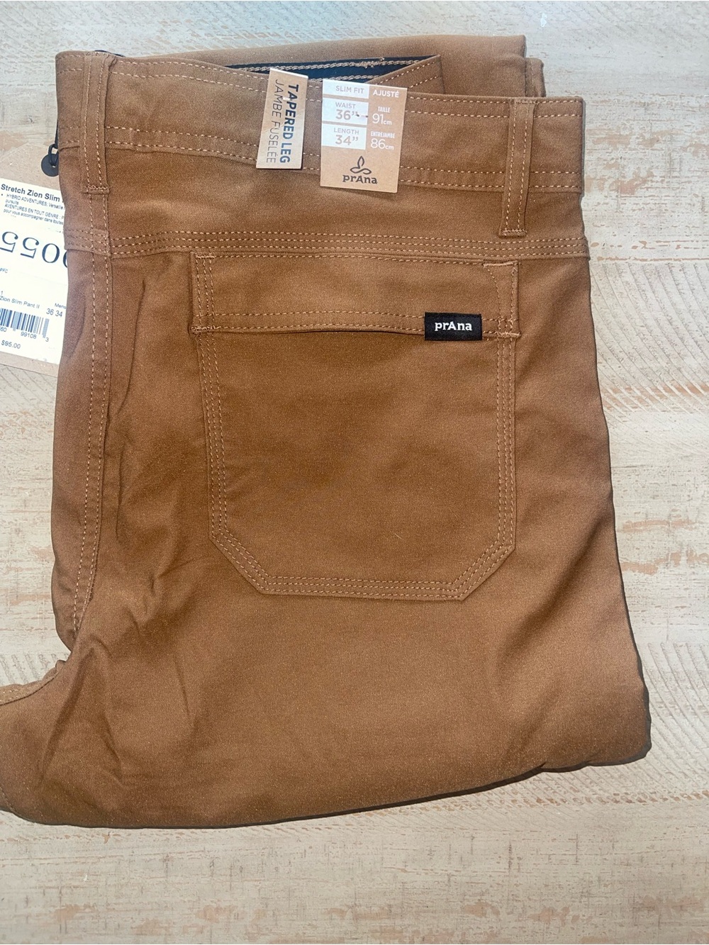 36x34 Prana Zion Slim Pant II